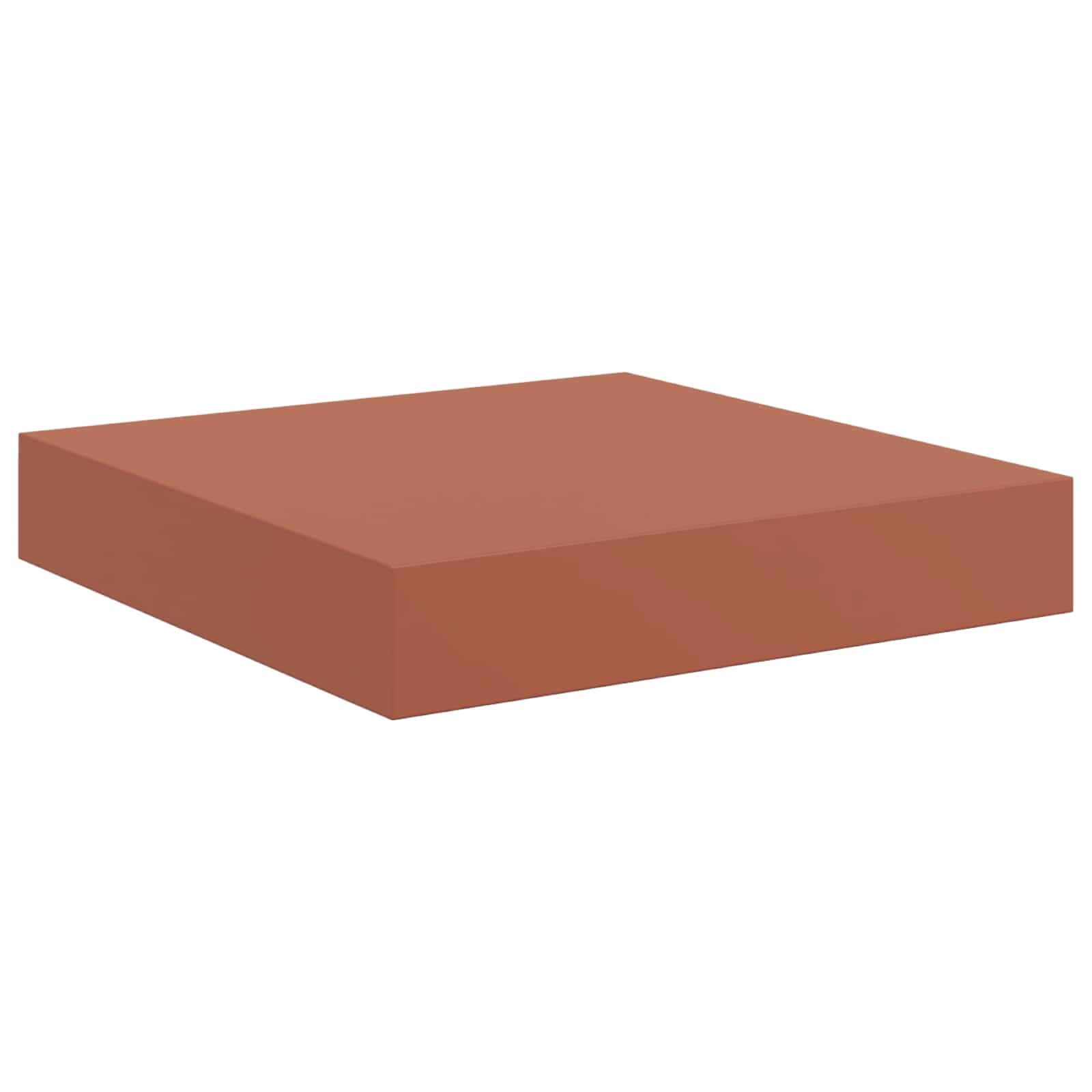 VidaXL Wandplank Wandgemonteerd Rood 23 x 23,5 x 4 cm Bewerkt hout