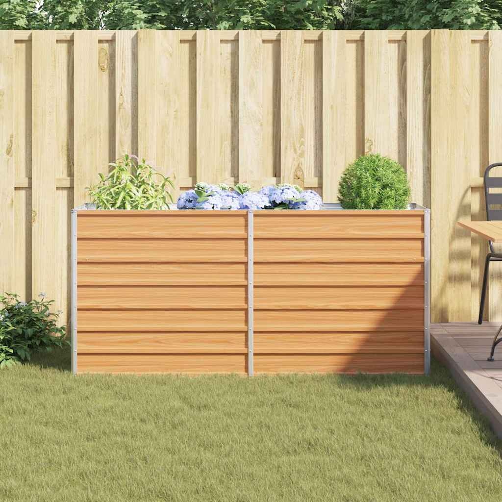 VidaXL Verhoogde plantenbak Licht Bruin 160 x 40 x 77 cm