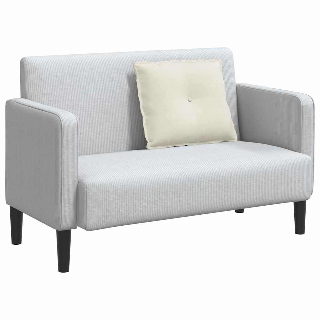 VidaXL Rugkussen Crème 60 x 50 cm Cordstof