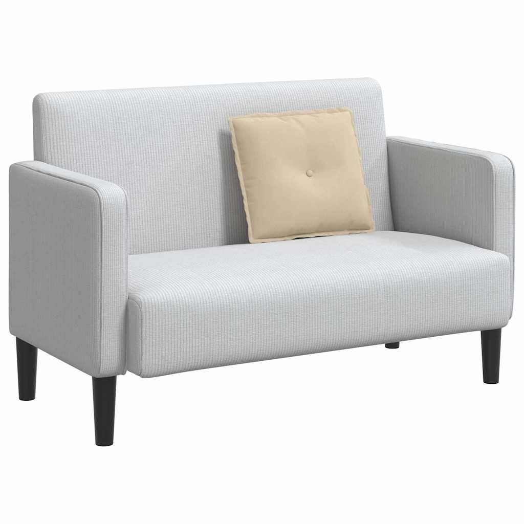 VidaXL Rugkussen Crème 50 x 45 cm Microvezel Stof