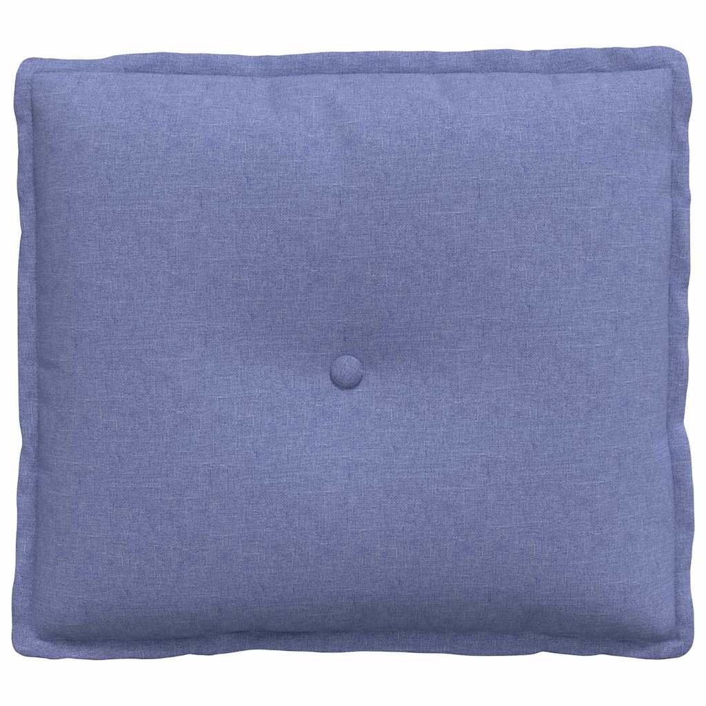 VidaXL Rugkussen Jeans Blauw 50 x 19 x 45 cm Stof