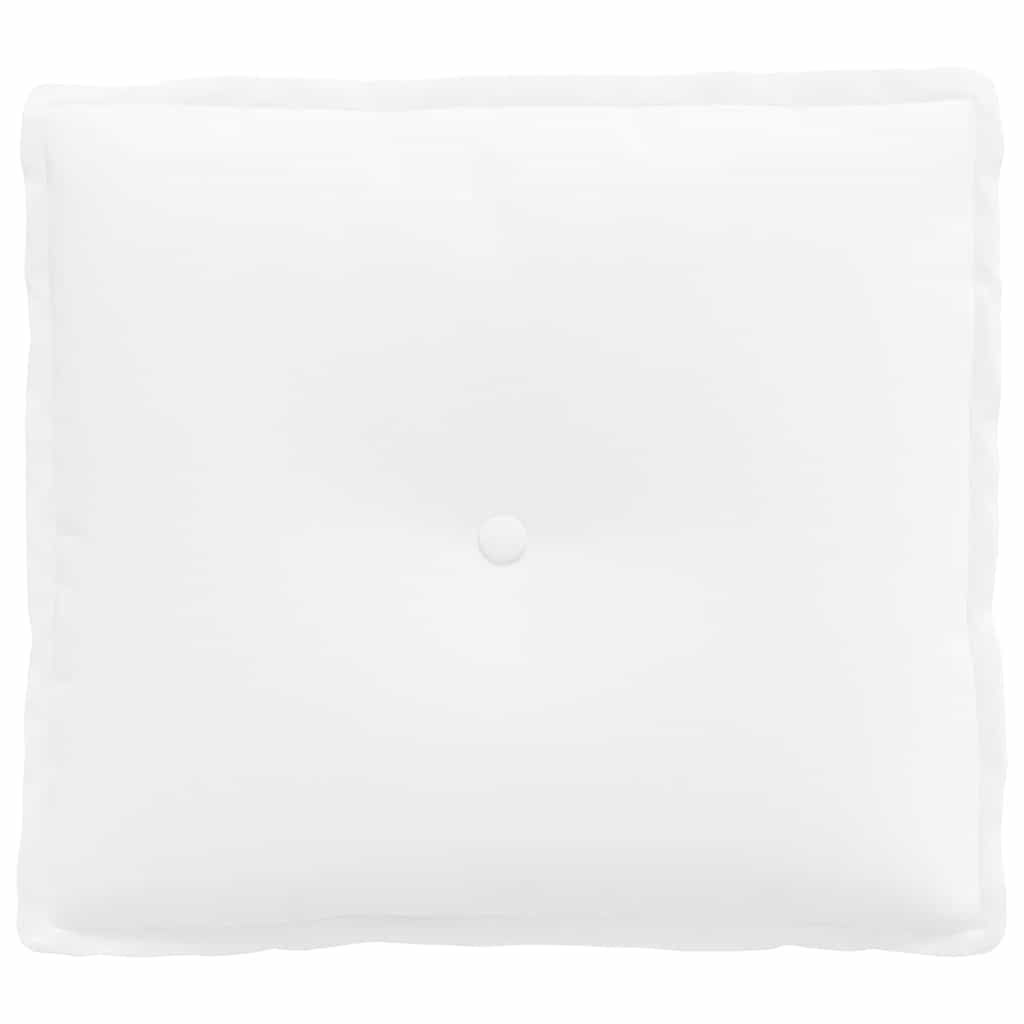VidaXL Rugkussen Wit 50 x 19 x 45 cm Stof