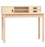 VidaXL Bureau 110x50x93 cm massief grenenhout