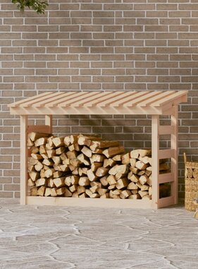 VidaXL Haardhoutrek 108x64,5x78 cm massief grenenhout