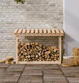 VidaXL Haardhoutrek 108x64,5x78 cm massief grenenhout