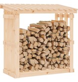 VidaXL Haardhoutrek 108x64,5x109 cm massief grenenhout