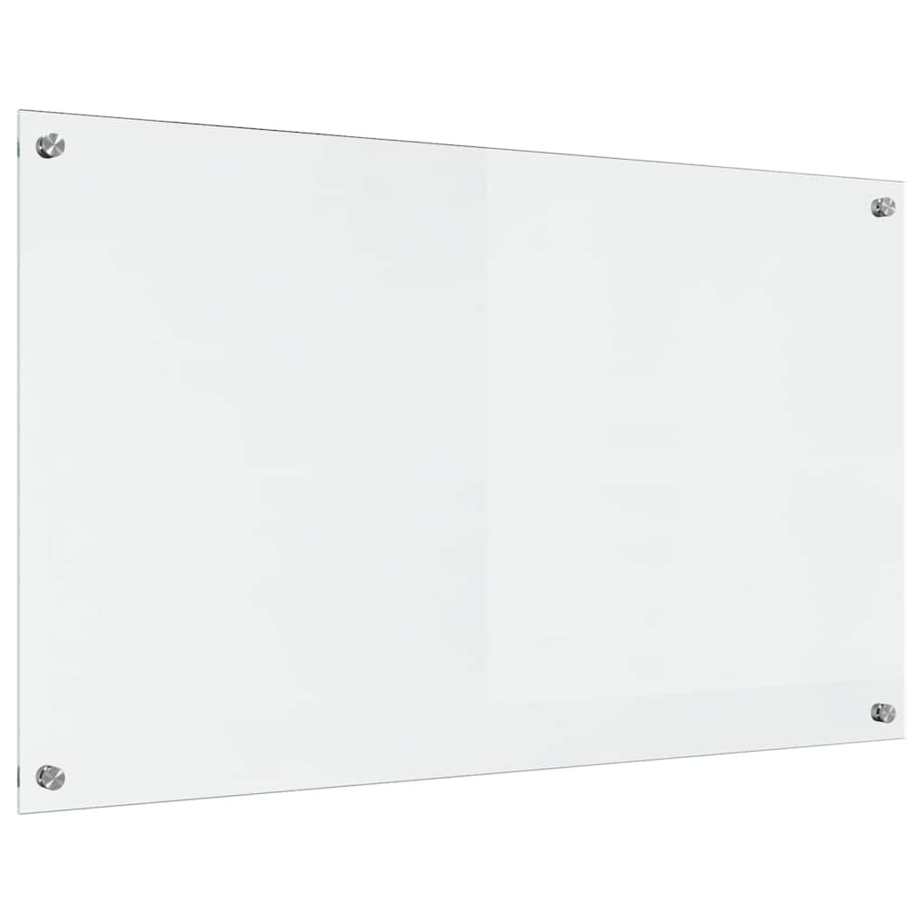 VidaXL Keuken Achterwand Doorzichtig 100 x 60 cm gehard glas