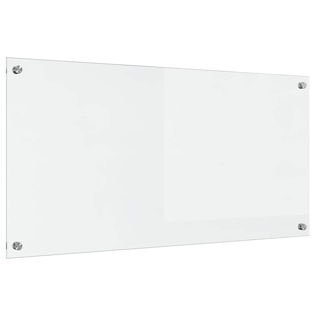 VidaXL Keuken Achterwand Doorzichtig 100 x 50 cm gehard glas