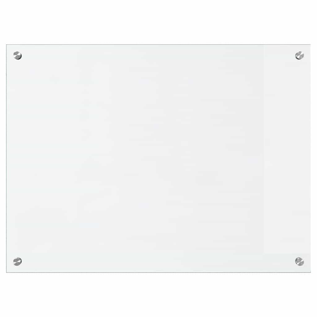 VidaXL Keuken Achterwand Doorzichtig 80 x 60 cm gehard glas