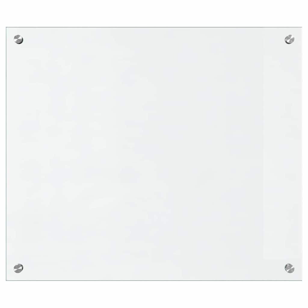 VidaXL Keuken Achterwand Doorzichtig 70 x 60 cm gehard glas