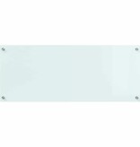 VidaXL Keuken Achterwand Wit 100 x 40 cm gehard glas