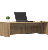 VidaXL Aan de muur bevestigd bureau Artisan Eiken 100 x 45 x 30 cm