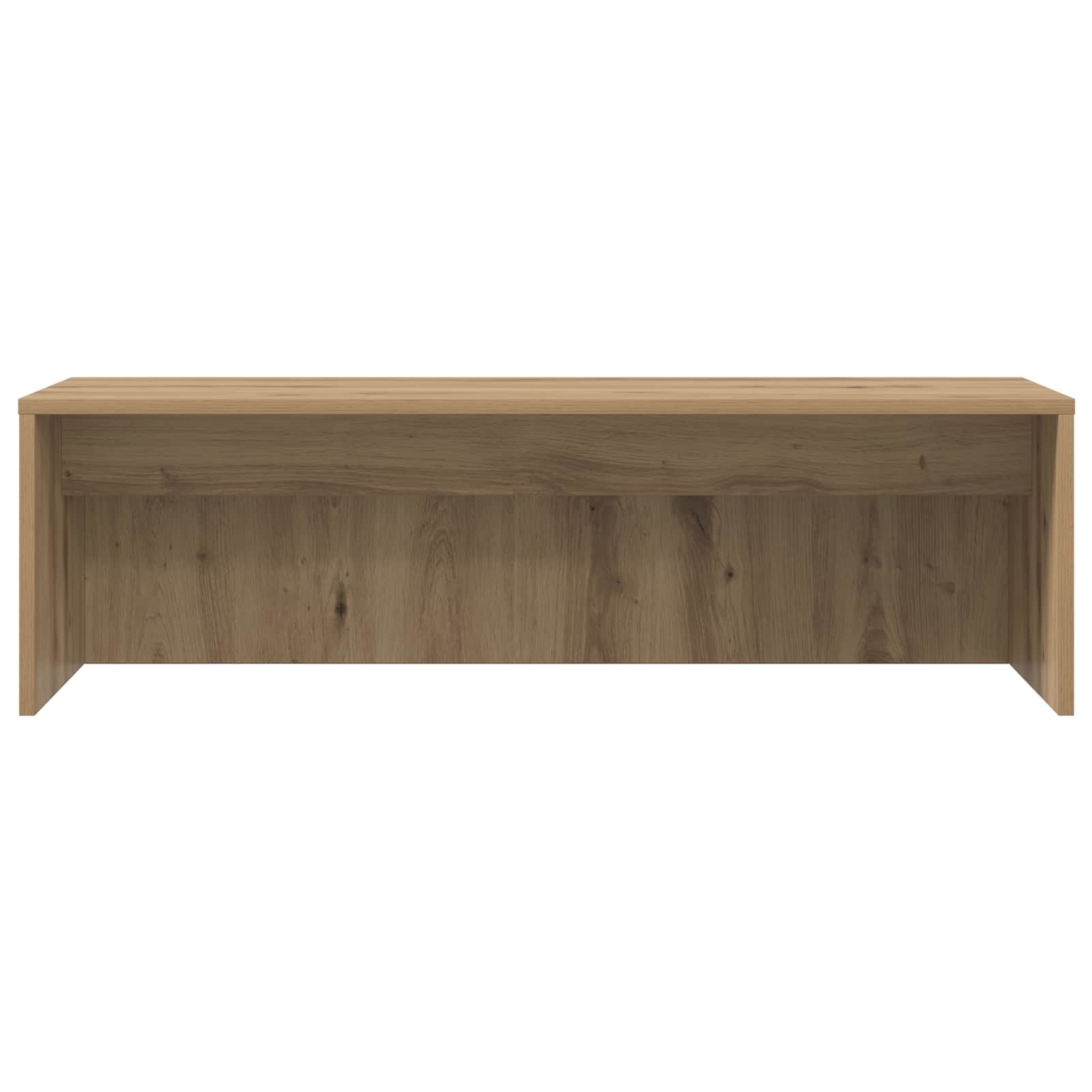 VidaXL Aan de muur bevestigd bureau Artisan Eiken 100 x 45 x 30 cm