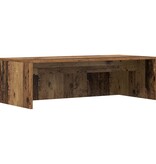 VidaXL Aan de muur bevestigd bureau Oud Hout 100 x 45 x 30 cm