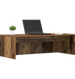 VidaXL Aan de muur bevestigd bureau Oud Hout 100 x 45 x 30 cm