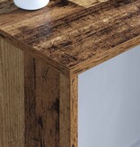 VidaXL Aan de muur bevestigd bureau Oud Hout 100 x 45 x 30 cm