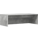 VidaXL Aan de muur bevestigd bureau Beton Grijs 100 x 45 x 30 cm