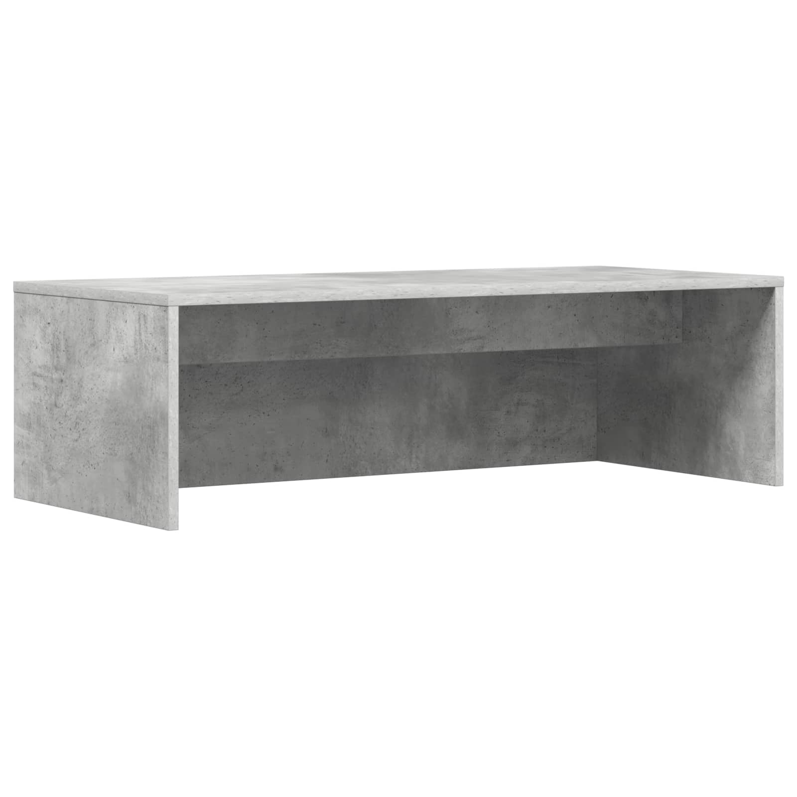 VidaXL Aan de muur bevestigd bureau Beton Grijs 100 x 45 x 30 cm