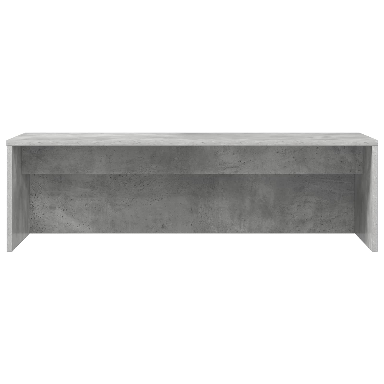 VidaXL Aan de muur bevestigd bureau Beton Grijs 100 x 45 x 30 cm