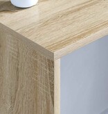 VidaXL Aan de muur bevestigd bureau Sonoma Eiken 100 x 45 x 30 cm