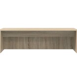 VidaXL Aan de muur bevestigd bureau Sonoma Eiken 100 x 45 x 30 cm