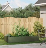 VidaXL Plantenbak 200x80x40 cm staal olijfgroen