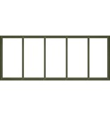 VidaXL Plantenbak 200x80x40 cm staal olijfgroen