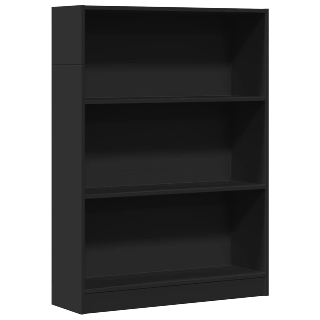 VidaXL Boekenkast 80x24x109 cm bewerkt hout zwart