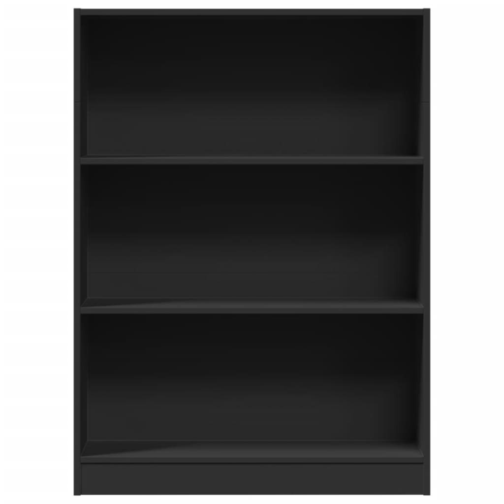 VidaXL Boekenkast 80x24x109 cm bewerkt hout zwart