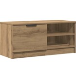 VidaXL Tv-meubelen 2 st 80x35x36,5 cm bewerkt hout artisanaal eiken