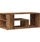 VidaXL Salontafel 100x50x40 cm bewerkt hout oud houtkleurig
