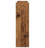 VidaXL Wandschoenenkast 80x18x60 cm bewerkt hout oud houtkleurig