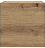 VidaXL Tv-wandmeubelen 2 st 30,5x30x30 cm artisanaal eikenkleurig