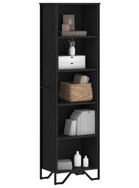 VidaXL Boekenkast 50x31x169 cm bewerkt hout zwart