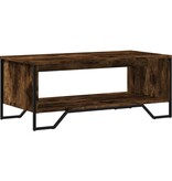 VidaXL Salontafel 100x51x40 cm bewerkt hout gerookt eikenkleurig