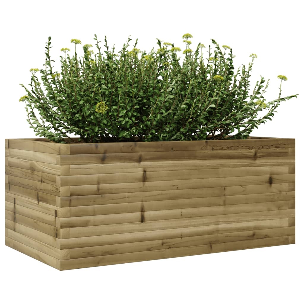 VidaXL Plantenbak 110x60x45,5 cm geïmpregneerd grenenhout