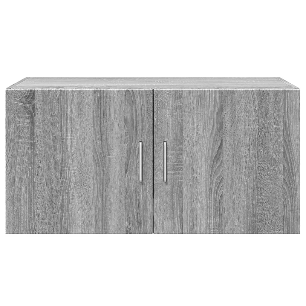 VidaXL Wandkast 80x42,5x40 cm bewerkt hout grijs sonoma eikenkleurig