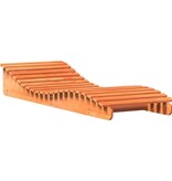 VidaXL Ligbed 205x70x31,5 cm massief grenenhout wasbruin