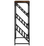 VidaXL Schoenenrek 90x30x85 cm bewerkt hout gerookt eikenkleurig