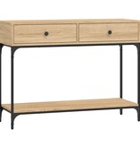 VidaXL Wandtafel 100x34,5x75 cm bewerkt hout sonoma eikenkleurig