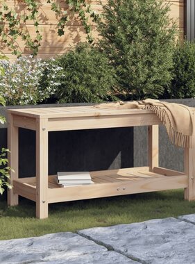 VidaXL Tuinbank 82,5x35x45 cm massief grenenhout