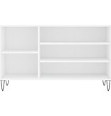 VidaXL Schoenenkast 102x36x60 cm bewerkt hout wit