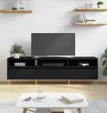 VidaXL Tv-meubel 150x30x44,5 cm bewerkt hout zwart