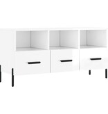 VidaXL Tv-meubel 102x36x50 cm bewerkt hout hoogglans wit