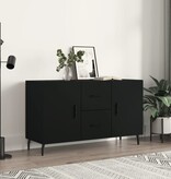 VidaXL Dressoir 100x36x60 cm bewerkt hout zwart