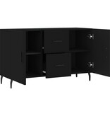 VidaXL Dressoir 100x36x60 cm bewerkt hout zwart