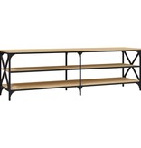 VidaXL Tv-meubel 160x40x50 cm bewerkt hout sonoma eikenkleurig