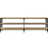 VidaXL Tv-meubel 160x40x50 cm bewerkt hout sonoma eikenkleurig