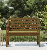 VidaXL Tuinbank 109x48x91,5 cm massief grenenhout honingbruin