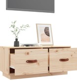 VidaXL Tv-meubel 80x34x35 cm massief grenenhout